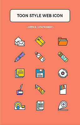 아이콘 서류봉투 편지봉투 잉크 사람없음 세트 만년필 CD 메모지 딱풀 플로피디스크 테이프 웹아이콘 필통 카툰스타일 본드 서류파일 서류판 웹엘리먼트 접착풀 2D아이콘 AI파일 문구용품 학용품 봉투 펜 사무용품 풀_접착제 편지 엘리먼트 파일형식 벡터