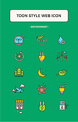 나무 아이콘 꽃 나뭇잎 주택 사람없음 세트 새싹 풍차 달 물방울 콘센트 에코 순환 태양에너지 웹아이콘 주유소 카툰스타일 웹엘리먼트 2D아이콘 AI파일 자연요소 식물 잎 모션 건물 환경 그린에너지 엘리먼트 파일형식 벡터