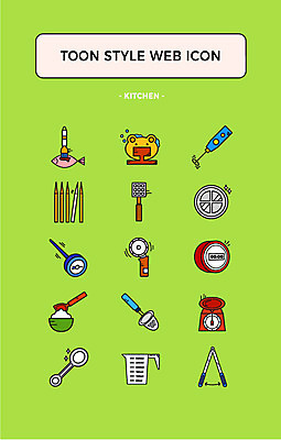 아이콘 집게 저울 사람없음 세트 뜰채 꼬챙이 온도계 체온계 비커 웹아이콘 주걱 계량스푼 식판 카툰스타일 웹엘리먼트 초시계 피자칼 핸드믹서 2D아이콘 AI파일 시계 주방용품 실험기구 낚시용품 믹서 엘리먼트 파일형식 벡터