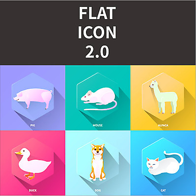 아이콘 오리 사람없음 세트 고양이 돼지 플랫 개 쥐 플랫아이콘 알파카 2D아이콘 AI파일 동물 포유류 조류 반려동물 설치류 파일형식 벡터