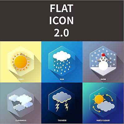 구름 아이콘 눈사람 사람없음 세트 태양 눈 비 플랫 번개 플랫아이콘 흐림 2D아이콘 AI파일 자연요소 날씨 파일형식 벡터