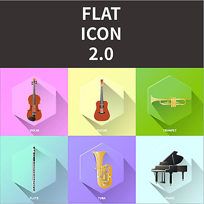 아이콘 악기 사람없음 세트 기타 건반 피아노 플랫 플루트 바이올린 플랫아이콘 트럼펫 튜바 2D아이콘 AI파일 음악 현악기 관악기 건반악기 금관악기 파일형식 벡터