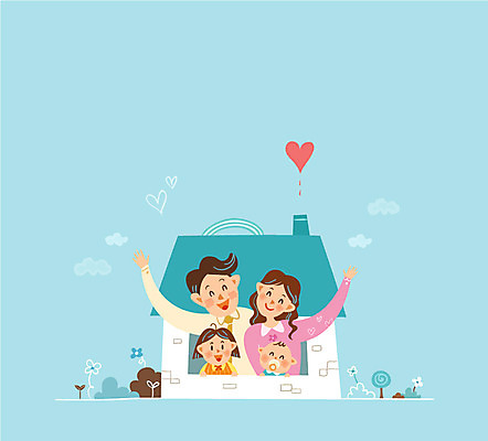 구름 여자 남자 꽃 행복 어린이 일러스트 가족 주택 사랑 웃음 여러명 상반신 성인 하트 프레임일러스트 국내일러스트 AI파일 자연요소 모양 식물 감정 다수 관계 프레임 표정 사람 건물 파일형식 벡터