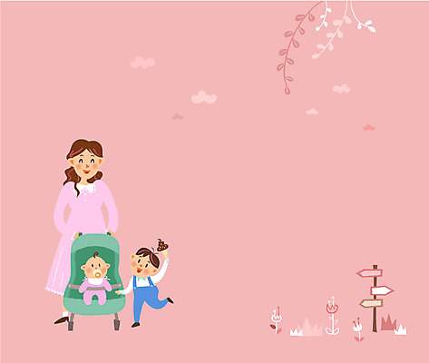 전신 구름 여자 남자 꽃 행복 어린이 일러스트 가족 나뭇잎 사랑 웃음 성인 세명 산책 아기 표지판 유모차 프레임일러스트 국내일러스트 AI파일 자연요소 식물 감정 잎 관계 휴식 프레임 알림판 표정 사람 아기용품 파일형식 벡터