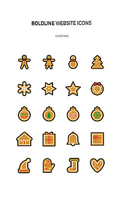 아이콘 별 크리스마스 산타모자 사람없음 선물상자 세트 쿠키 장식볼 종 라인아이콘 웹엘리먼트 진저맨 2D아이콘 AI파일 자연요소 모자_잡화 기념일 디저트 선물 장식 상자 엘리먼트 진저쿠키 파일형식 벡터