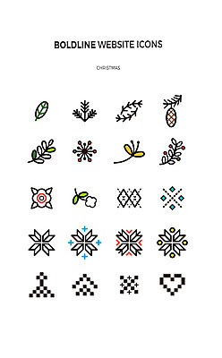아이콘 꽃 크리스마스 나뭇잎 사람없음 세트 하트 눈송이 라인아이콘 솔방울 웹엘리먼트 2D아이콘 AI파일 모양 식물 기념일 잎 눈_날씨 엘리먼트 파일형식 벡터