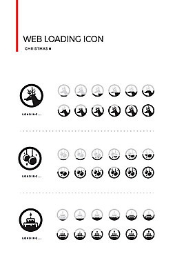 아이콘 크리스마스 사람없음 세트 장식볼 루돌프 로딩 웹엘리먼트 크리스마스케이크 로딩아이콘 2D아이콘 AI파일 기념일 사슴 장식 케이크 엘리먼트 파일형식 벡터