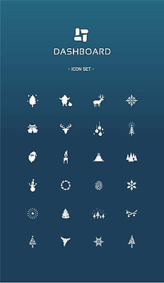 아이콘 크리스마스 눈사람 사람없음 세트 크리스마스트리 산타클로스 루돌프 종 눈송이 웹엘리먼트 대시보드 2D아이콘 AI파일 기념일 사슴 눈_날씨 엘리먼트 파일형식 벡터