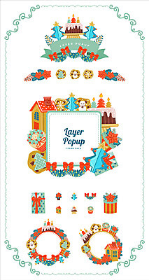 아이콘 리본 백그라운드 크리스마스 주택 프레임 사람없음 선물상자 세트 쿠키 화환 포인세티아 웹엘리먼트 2D아이콘 AI파일 기념일 꽃 디저트 선물 건물 상자 엘리먼트 파일형식 벡터