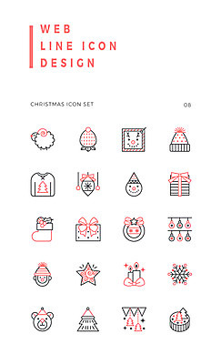 아이콘 크리스마스 초 눈사람 털모자 사람없음 선물상자 세트 크리스마스트리 곰인형 장식볼 양 눈송이 스웨터 라인아이콘 별장식 산타양말 웹엘리먼트 2D아이콘 AI파일 모자_잡화 기념일 별 인형 상의 포유류 눈_날씨 선물 장식 상자 엘리먼트 파일형식 벡터