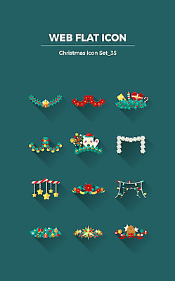 아이콘 별 크리스마스 사람없음 장식 세트 화환 플랫아이콘 북극곰 포인세티아 꼬마전구 웹엘리먼트 2D아이콘 AI파일 자연요소 기념일 꽃 전구 곰 엘리먼트 파일형식 벡터