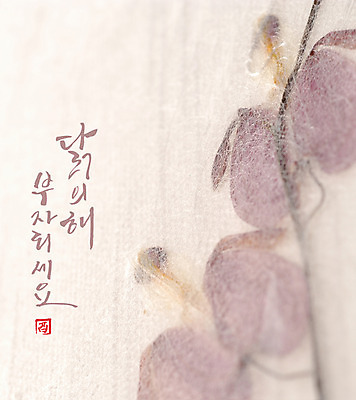 꽃 일러스트 캘리그라피 새해 글자캘리그라피 사람없음 닭 정유년 국내일러스트 AI파일 식물 조류 파일형식 벡터 2017년