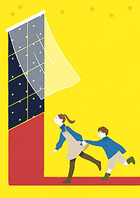 전신 PSD 여자 남자 별 겨울 일러스트 창문 청소년 남매 두명 10대 눈 커튼 국내일러스트 자연요소 계절 가족 날씨 사람 파일형식