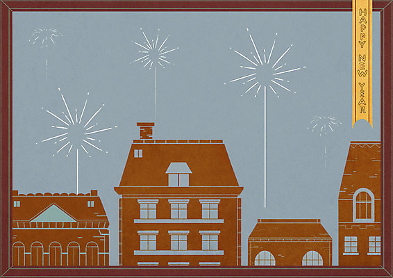 PSD 일러스트 창문 폭죽 불꽃놀이 사람없음 건물 마을 국내일러스트 건축물 놀이 파일형식