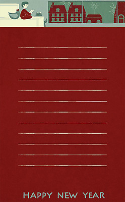 전신 PSD 남자 일러스트 창문 프레임 불꽃놀이 한명 성인 책 마을 침대 닭 개 편지지 해피뉴이어 프레임일러스트 국내일러스트 1 가구 포유류 놀이 조류 사람 새해인사 편지 파일형식