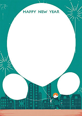 전신 PSD 남자 일러스트 청소년 프레임 불꽃놀이 한명 건물 마을 해피뉴이어 풍선 프레임일러스트 국내일러스트 1 건축물 놀이 사람 새해인사 파일형식