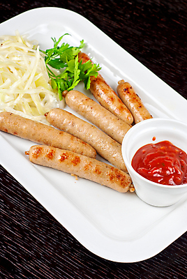 포토 JPG 해외이미지 그릇 사람없음 샐러드 소시지 구이 해외202004 해외포토 식기 음식 가공식품 파일형식 이미지허브