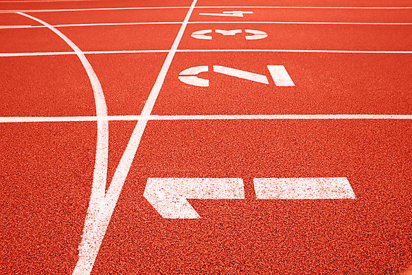 포토 JPG 해외이미지 길 선 스포츠 올림픽 밭 곡선 표면 사람없음 빨간색 달리기 경쟁 경기장 끝 강의 시작 땅바닥 선로 해외202004 해외포토 컬러 컨셉 농업 스포츠시설 모션 바닥 파일형식 이미지허브